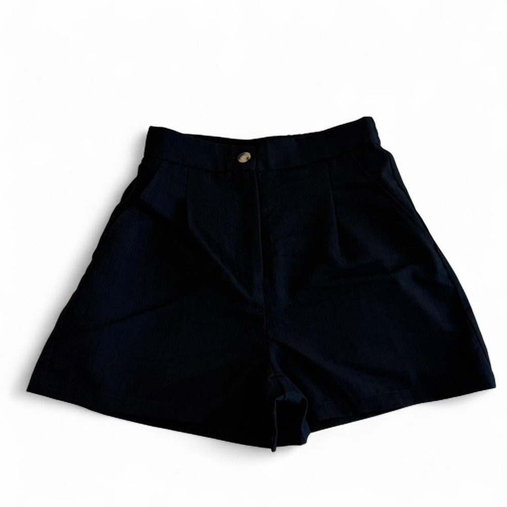 Linen Blend Dress Shorts